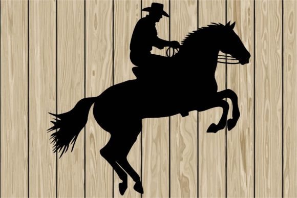 Cowboy Getting Ready to Go Silhouette Review