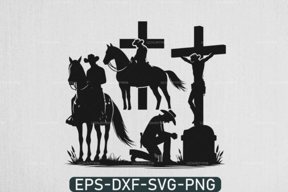 Cowboy Praying at Cross Cowboy Kneeling Review