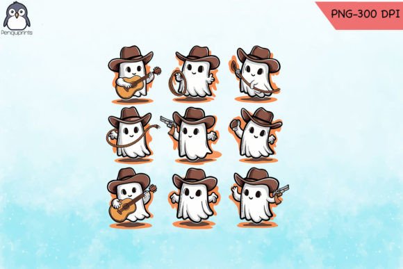 Cute Cowboy Spooky Halloween PNG Review
