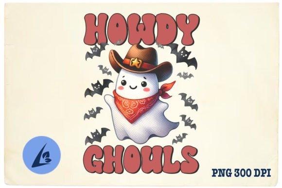 Halloween Howdy Ghouls Cowboy Ghost PNG Review