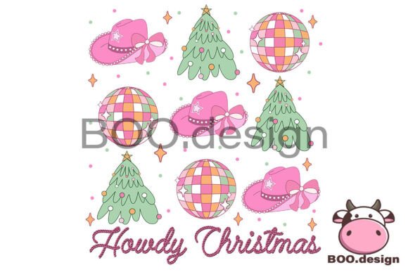 Howdy Christmas Png, Western Christmas