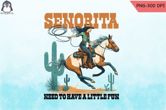 Senorita Western Cowgirl Sublimation PNG Review