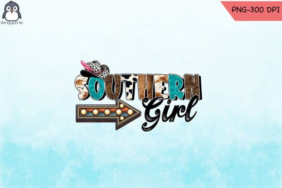 Southern Girl Arrow Sign Western PNG